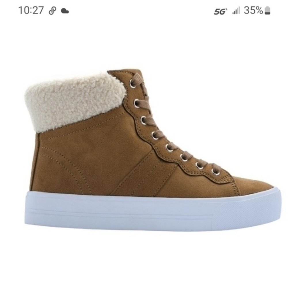 Marc Fisher NWOT Dapyr‎ Womens Faux Suede High Top Casual Fashion Sneakers 6.5